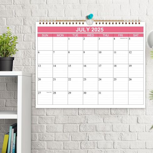 Desk Calendar 2026-12 Month Calendar from January 2026 - December 2026, 2026 Desk Calendar with 140gsm Paper for Planning and Organizing, 11.5 x 14.5, Pink in Saudi Arabia