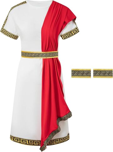 Kids Roman Costume Halloween Greek Toga Costumes For Boys in Saudi Arabia