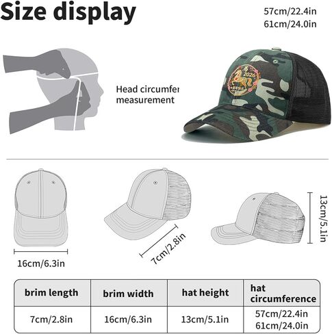 Year of Horse 2026 Happy Chinese Sun Hats Garde Cap for Boyfriends Camo in Saudi Arabia