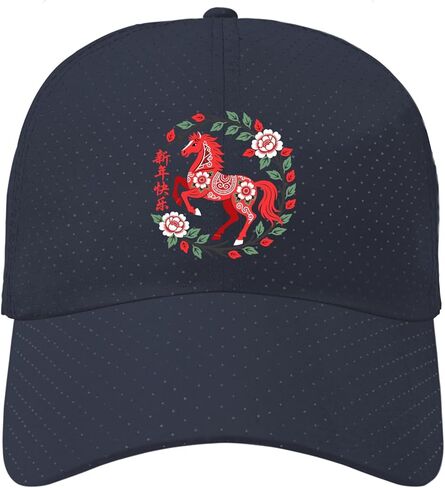Year of Horse 2026 Happy Chinese Hats Garde Cap for Son in Saudi Arabia
