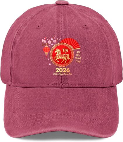 قبعة الحصان للسيدات لعام 2026 الجديدة لعام 2026، قبعة بيسبول عصرية مغسولة ومتعثرة in Kuwait