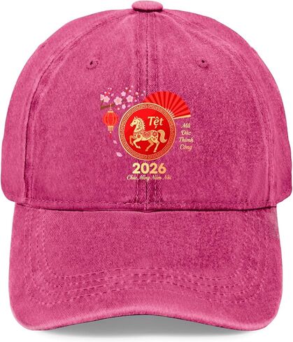 قبعة الحصان للسيدات لعام 2026 الجديدة لعام 2026، قبعة بيسبول عصرية مغسولة ومتعثرة in Kuwait
