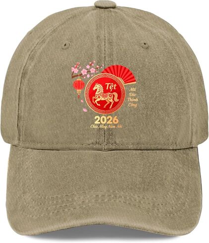 قبعة الحصان للسيدات لعام 2026 الجديدة لعام 2026، قبعة بيسبول عصرية مغسولة ومتعثرة in Kuwait