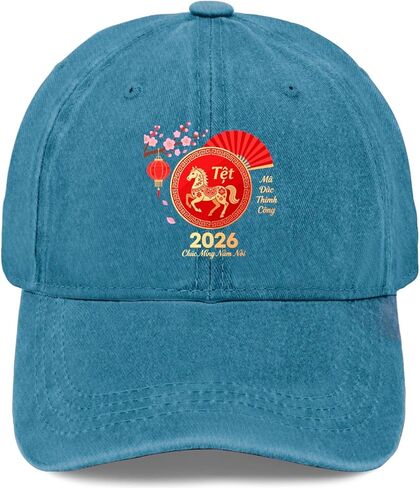 قبعة الحصان للسيدات لعام 2026 الجديدة لعام 2026، قبعة بيسبول عصرية مغسولة ومتعثرة in Kuwait