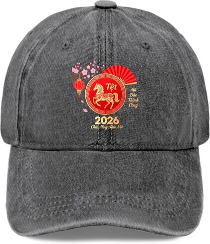 قبعة الحصان للسيدات لعام 2026 الجديدة لعام 2026، قبعة بيسبول عصرية مغسولة ومتعثرة in Kuwait