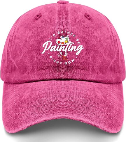 I'd Rather Be Painting Golf Hats Outdoor Caps for Boyfriends in Saudi Arabia