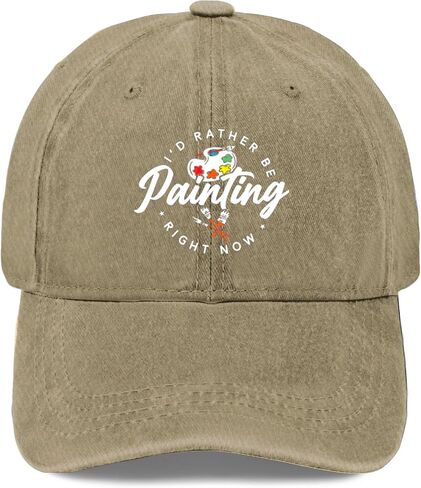 I'd Rather Be Painting Golf Hats Outdoor Caps for Boyfriends in Saudi Arabia