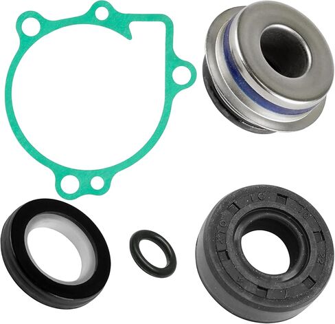 Caltric Water Pump Mechanical Seal Rebuild Kit Compatible with Kawasaki Mojave 250 KSF250 1987 1988 1989 1990 1991 1992 1993 1994 1995-2004 in Saudi Arabia