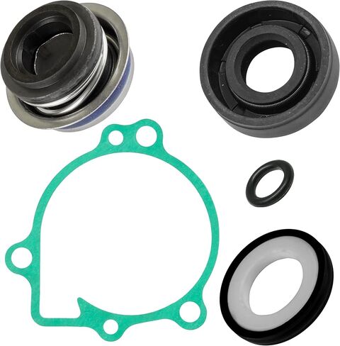 Caltric Water Pump Mechanical Seal Rebuild Kit Compatible with Kawasaki Mojave 250 KSF250 1987 1988 1989 1990 1991 1992 1993 1994 1995-2004 in Saudi Arabia
