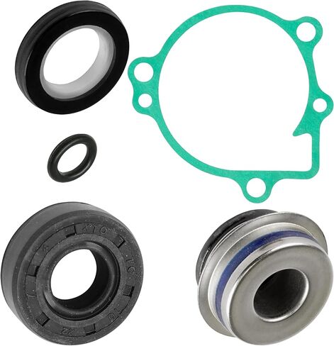Caltric Water Pump Mechanical Seal Rebuild Kit Compatible with Kawasaki Mojave 250 KSF250 1987 1988 1989 1990 1991 1992 1993 1994 1995-2004 in Saudi Arabia