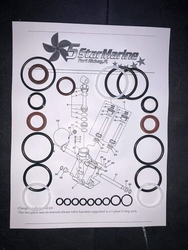 طقم الختم!! وحدة إمالة SHOWA TRIM YAMAHA F115 F150 F200 68V-43800-04-00 64E-43822. FSM026 63P-43800-02-8D، 63P-43800-03-00، 63P-43800-03-00، 63P-43800-06-00، 63P-43800-07-00، 64E-43800-05-00، in Kuwait