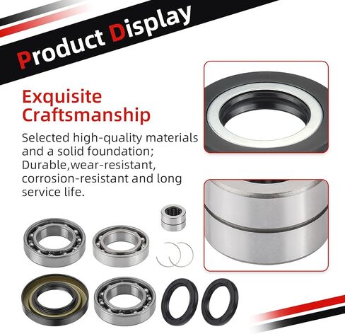 For Honda Rancher Foreman 420 500 TRX420 TRX500 2012-2024 Rear Differential Bearing Seal Kit 91251-HR0-F01 in Saudi Arabia