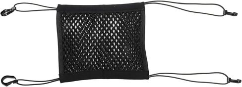 MARCHFA Motorcycle Helmet Cargo Motorbike Net Storage Net Double Layer Storage Bungee Net with 4 Strong Hooks, Luggage Strap Rack Expansion Organizer Net Pocket for Trike Bicycle in Kuwait