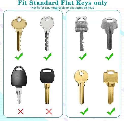 24 Pcs 1" Key Covers Caps and Key Ring Set, Keys Caps for House, Soft Keys Identifiers Covers with Paper Labels Stretchy for Standard Head Protectors (Not for Odd-Shaped) 6 Colors in Saudi Arabia