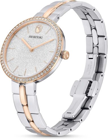 Swarovski Cosmopolitan Watch, Swiss Made, Metal Bracelet, Silver Tone, Mixed Metal Finish in Saudi Arabia