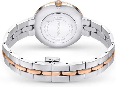 Swarovski Cosmopolitan Watch, Swiss Made, Metal Bracelet, Silver Tone, Mixed Metal Finish in Saudi Arabia