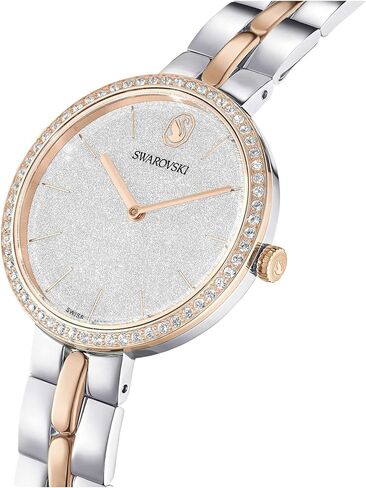 Swarovski Cosmopolitan Watch, Swiss Made, Metal Bracelet, Silver Tone, Mixed Metal Finish in Saudi Arabia