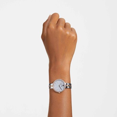 Swarovski Cosmopolitan Watch, Swiss Made, Metal Bracelet, Silver Tone, Mixed Metal Finish in Saudi Arabia