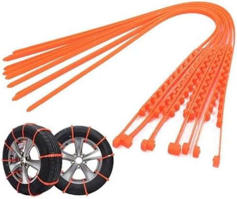 Car Snow Chains for MG Cyberster 2023 2024 2025，Adjustable and Strong Grip Tire Chains with Serrated Non-Slip Reusable quick installation Snow Chains,30pcs in Kuwait