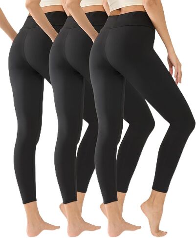 Women High Waisted Leggings Soft Athletic Tummy Control Yoga Pants Workout Athletic in Saudi Arabia