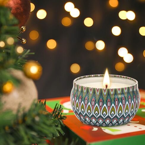 مجموعة هدايا الشموع المعطرة، 12 عبوة من الشموع العطرية للنساء، شموع معطرة للمنزل، احتراق طويل 300 ساعة، مجموعة شموع شمع الصويا، هدايا للأمهات والنساء في المنتجعات الصحية ومستلزمات تخزين الذكرى السنوية لأعياد الميلاد in Kuwait