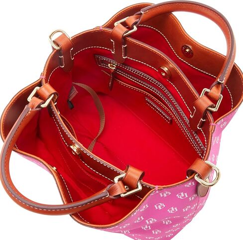 حقيبة غريتا برينا الصغيرة للنساء من Dooney & Bourke مصنوعة من القطن المطلي، مع حزام كتف قابل للتعديل in Kuwait