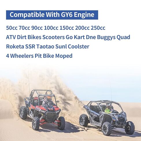 GY6 كاتب الملف اللولبي التتابع 4-السكتة الدماغية 50cc 125cc 110cc 150cc 200cc 250cc ل 4 عجلات سكوتر الذهاب كارت رباعية الدراجة الترابية دراجة الطرق غير الممهدة Taotao SSR Coolster in Kuwait