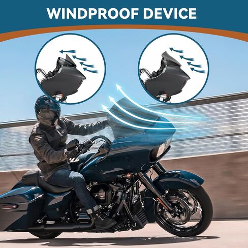 13" Motorcycle Windshield+2PCS Windscreen Side Trim, Wave Wind Spliter, Fit for Harley Davidson Dual Light Glide for Road Glide FLTR FLTRX 2015-2023, Road Glide Special FLTRXS 2015-2020 Black in Kuwait