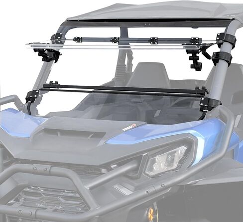 Flip Up Windshield for Can-Am Commander & MAX, 3-IN-1 1/5" Hard Coated PC Adjustable Windscreen for Can-Am Commander & MAX 2021-2026 Accessories, Open/Vented/Closed in Saudi Arabia