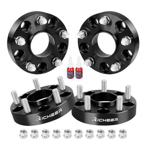 فواصل عجلات مركزية بمحور 5 × 120 مم من Richeer لـ 2010-2022 Camaro 2008-2019 CTS 2013-2019 XTS 2010-2017 Equinox، 4 قطع فاصل عجلة 1 بوصة 5x120 مع مسامير 14x1.5 وتجويف مركزي 66.9 مم in Saudi Arabia