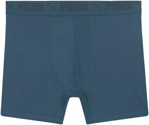 PUMA Mens 3-Pack Ultra Soft Boxer Briefs Casual - Blue in Saudi Arabia