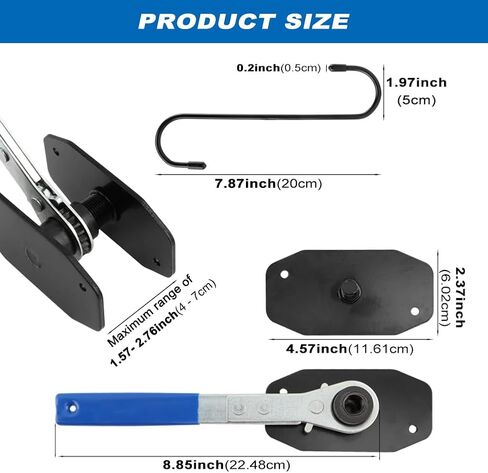 أداة ضغط فرجار الفرامل، أداة ضاغط مكبس فرجار عالمية 4 في 1 مع سقاطة دوارة 360 درجة، أداة فرجار فرامل احترافية لمكبس رباعي مزدوج واحد، إصلاح فرامل سيارة الدفع الرباعي in Kuwait