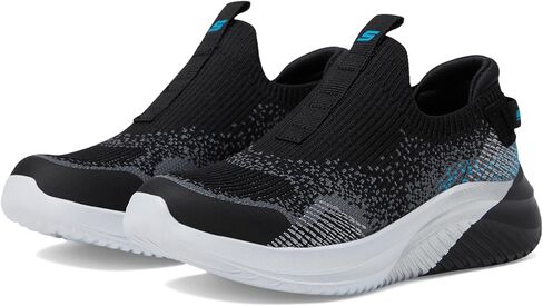 حذاء رياضي SKECHERS Kids Boys Ultra Flex 3.0، أسود/أزرق/ليموني، 1.5 طفل صغير in Saudi Arabia