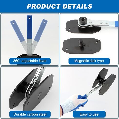 أداة ضغط فرجار الفرامل، أداة ضاغط مكبس فرجار عالمية 4 في 1 مع سقاطة دوارة 360 درجة، أداة فرجار فرامل احترافية لمكبس رباعي مزدوج واحد، إصلاح فرامل سيارة الدفع الرباعي in Kuwait