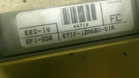 Engine ECM Control Module 2.3L Fits 87 Compatible with Mustang E7TF-12A650-C1A E7TF12A650C1A in Saudi Arabia