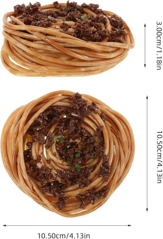 LUOZZY Artificial Spaghetti with Meat Sauce Fake Pasta Food Model Decorative Food Display Photo Props in Saudi Arabia