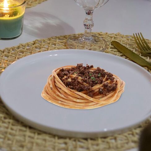 LUOZZY Artificial Spaghetti with Meat Sauce Fake Pasta Food Model Decorative Food Display Photo Props in Saudi Arabia