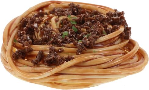 LUOZZY Artificial Spaghetti with Meat Sauce Fake Pasta Food Model Decorative Food Display Photo Props in Saudi Arabia