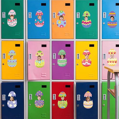 48 قطعة لوحة نشرة عيد الفصح بيضة عيد الفصح انقطاع DIY إطار الصورة الحرف لموضوع الربيع عطلة الفصول الدراسية مكتب ديكور جدران المنزل in Kuwait