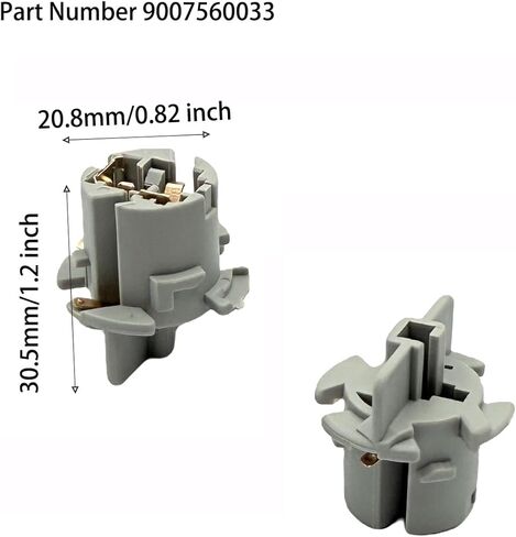 4 Pcs Brake Tail Bulb Sockets, Rear Turn Signal Light Plug Replacement Compatible with Toyota Highlander 4Runner Replaces Part Number 9007560033 90075-60033 in Saudi Arabia