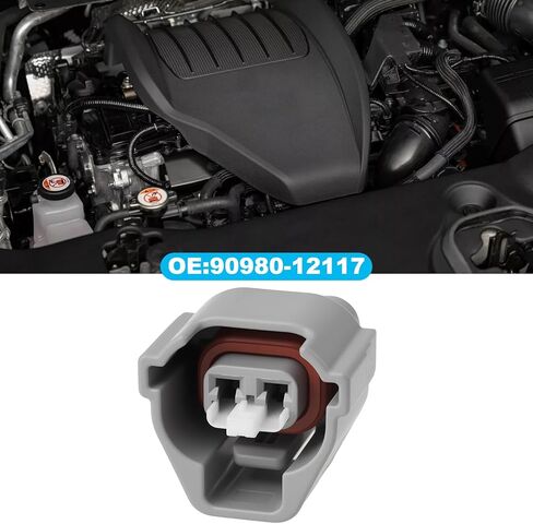 موصل كهربائي للسيارات ثنائي الدبوس مع أطراف انكماش حراري 90980-12117 متوافق مع تويوتا متوافق مع أجهزة استشعار لكزس in Kuwait