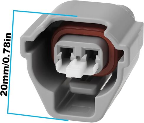 موصل كهربائي للسيارات ثنائي الدبوس مع أطراف انكماش حراري 90980-12117 متوافق مع تويوتا متوافق مع أجهزة استشعار لكزس in Kuwait