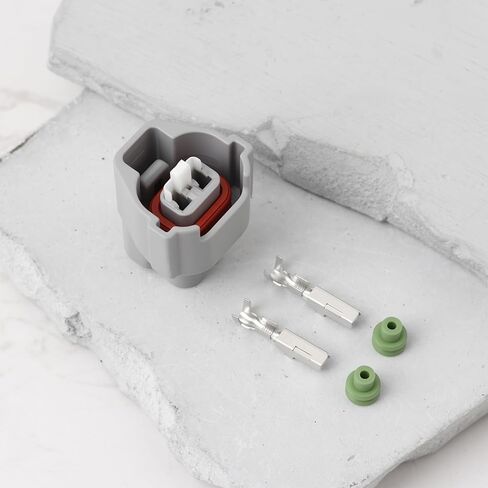 موصل كهربائي للسيارات ثنائي الدبوس مع أطراف انكماش حراري 90980-12117 متوافق مع تويوتا متوافق مع أجهزة استشعار لكزس in Kuwait