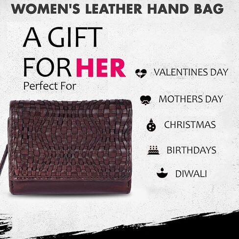 Leather Crossbody bag & Wallets for Women, Small Wallet for Ladies Zipper Coin Purse in Saudi Arabia