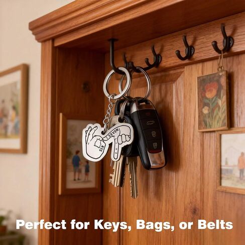 67 Keychain Stainless Steel Hand Gesture, Funny Six Seven Meme Key Ring, Backpack Bag Pendant Charm, Teen Gift for Boys Girls, Party Favor Bag Stuffers in Saudi Arabia