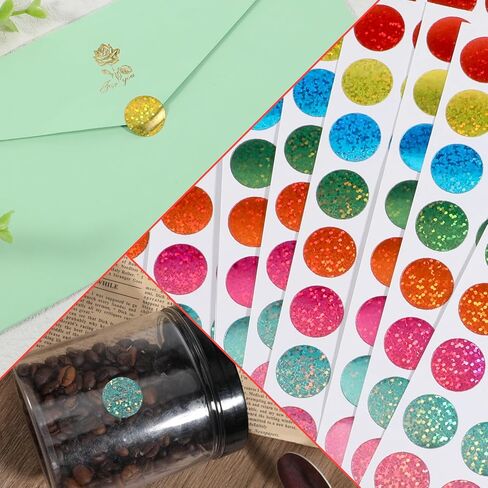 700 PCS Colored Dot Stickers 3/4" Round Color Coding Labels Dot Stickers Sticky Small Circle Sticker for Office Classroom Home Art Projects in Saudi Arabia