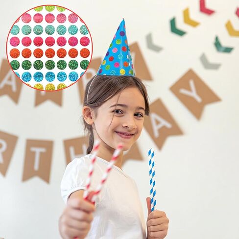 700 PCS Colored Dot Stickers 3/4" Round Color Coding Labels Dot Stickers Sticky Small Circle Sticker for Office Classroom Home Art Projects in Saudi Arabia