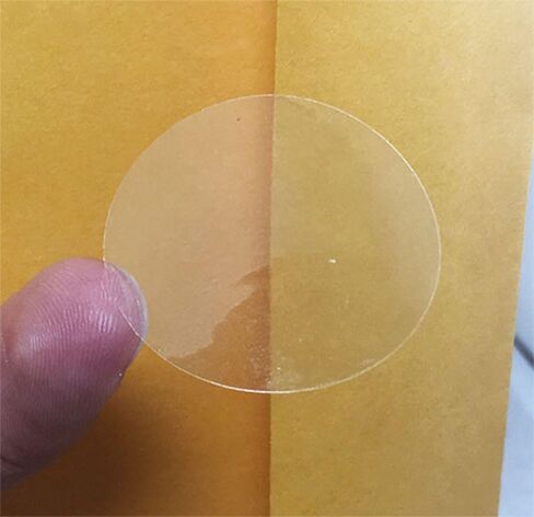 Ultra Clear Retail Wafer Seals for Mailing Packaging 1.25 Inch Round Circle Dots 500 Adhesive Stickers in Saudi Arabia
