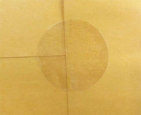 Ultra Clear Retail Wafer Seals for Mailing Packaging 1.25 Inch Round Circle Dots 500 Adhesive Stickers in Saudi Arabia