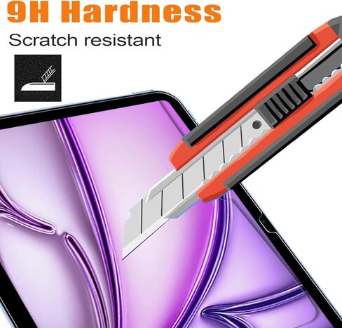 [2 Pack] Screen Protector For iPad 9.7 inch Pro 9.7 Air 2, Tempered Glass Film Guard For iPad 5th/6th Anti-Scratch 9H Hardness Bubble-free Clear in Kuwait